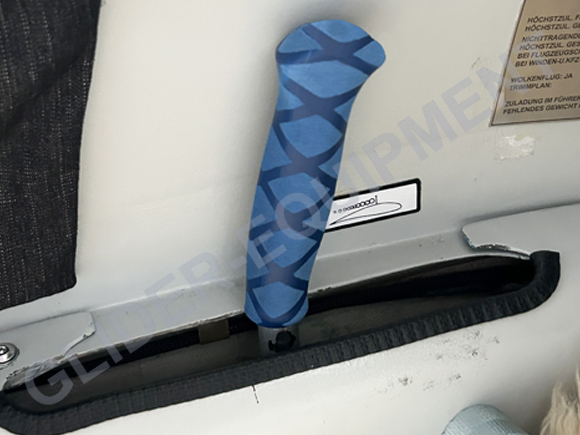 Handvat anti slip krimpkous HIS2 Ø28mm -> Ø14mm 1dm blauw [2814B-10cm]